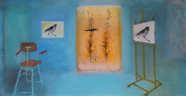 Im Atelier 2 - 67 x 132 cm