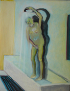 unter der Dusche - 48 x 61 cm